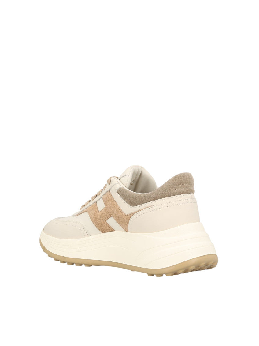 Beige Hi-Fi Suede Sneakers 4
