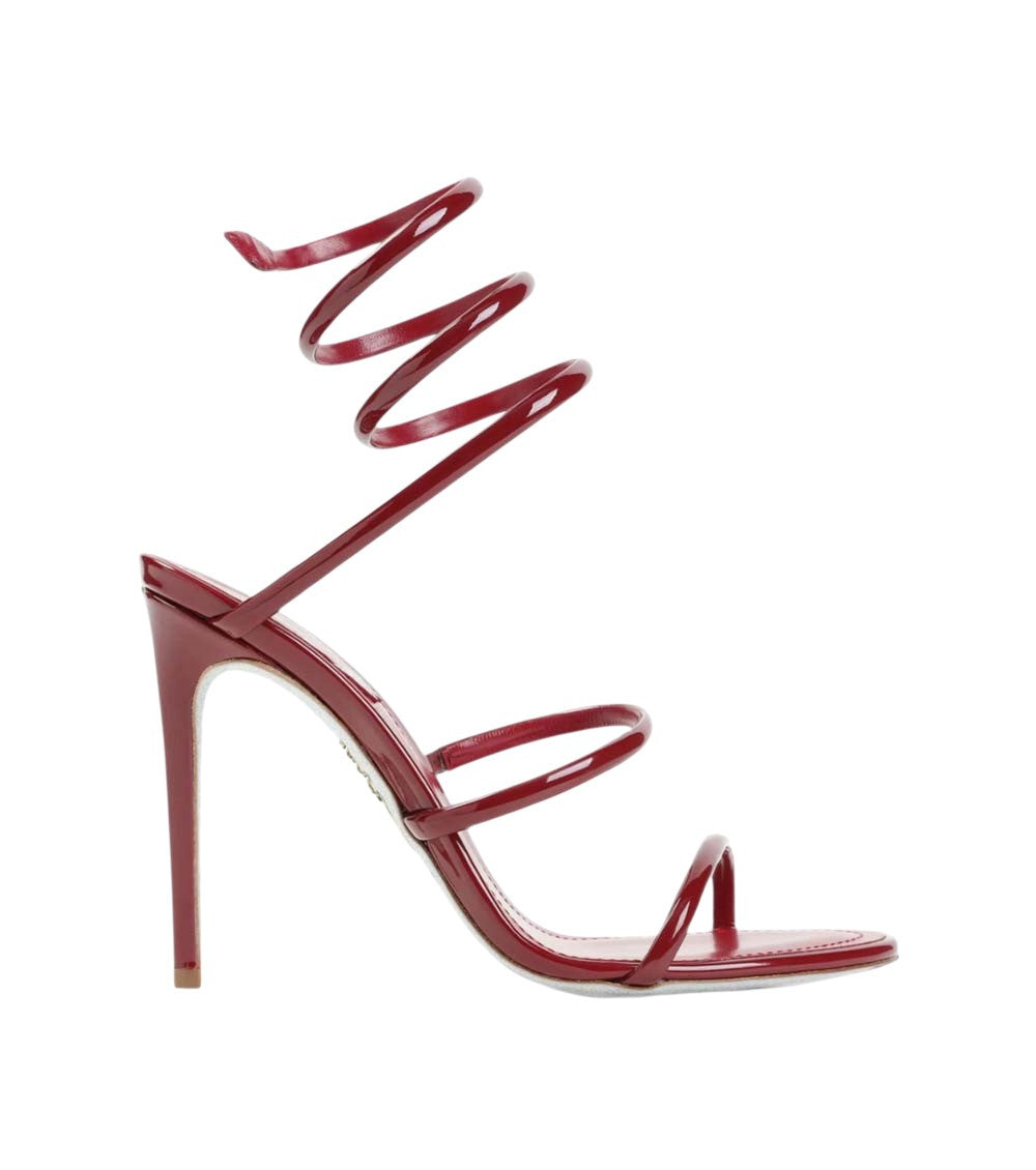 Red Open-toe Heels 1