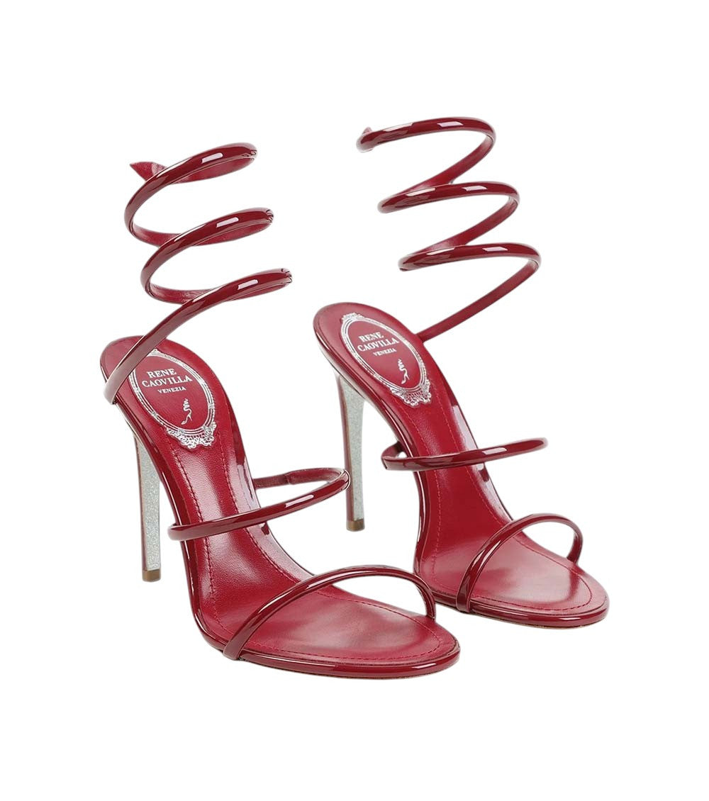 Red Open-toe Heels 2