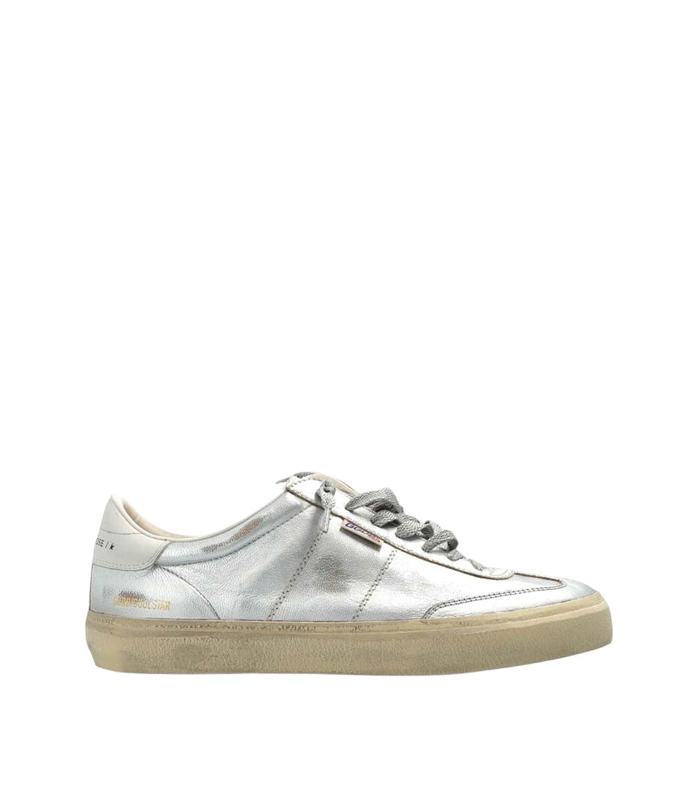 Silver Distressed Sneakers 2