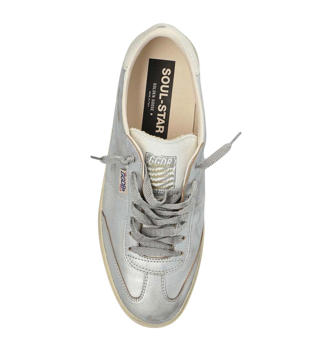 Silver Distressed Sneakers 3