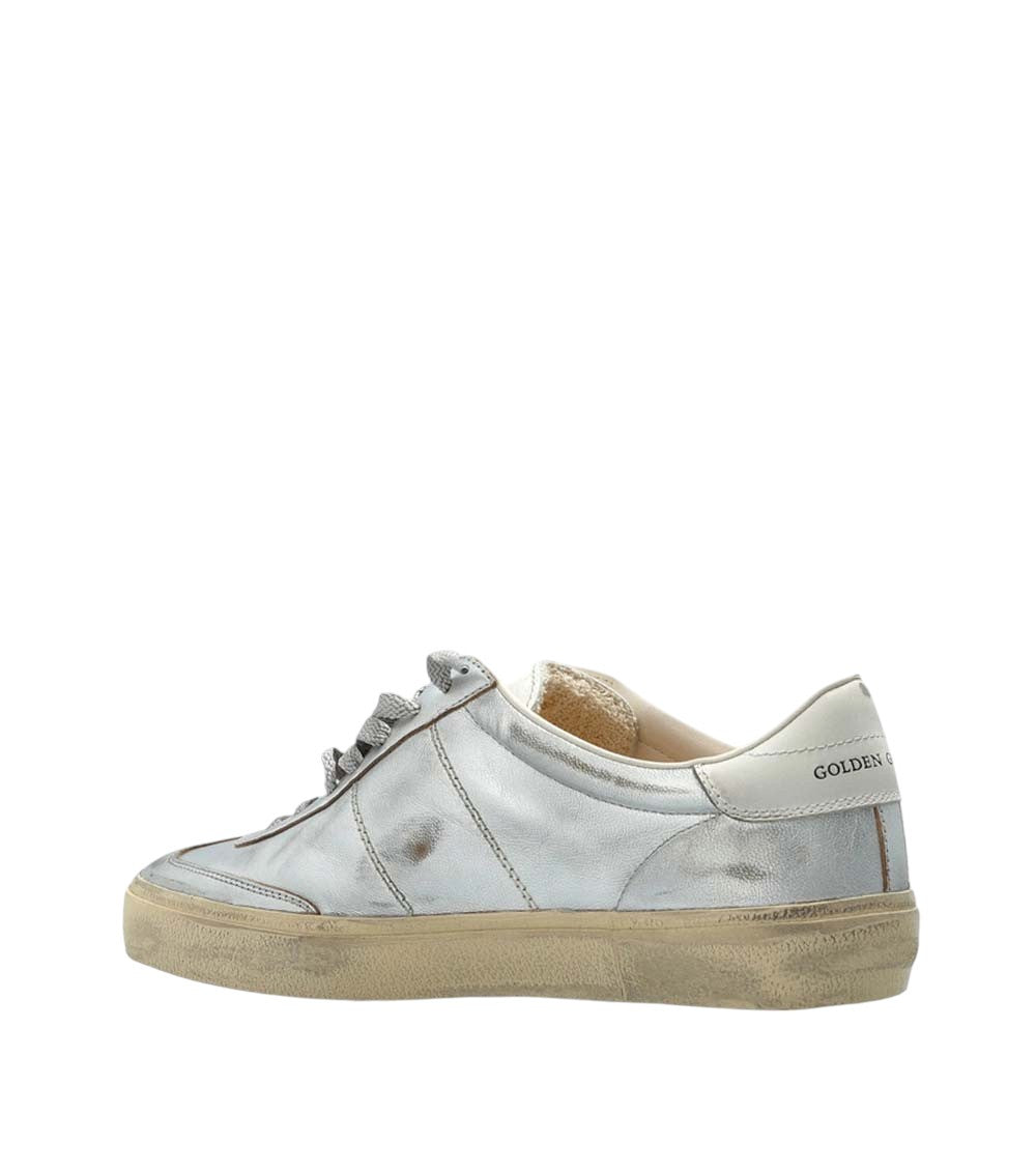 Silver Distressed Sneakers 4