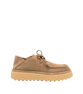 Brown Suede Platform Loafers 1