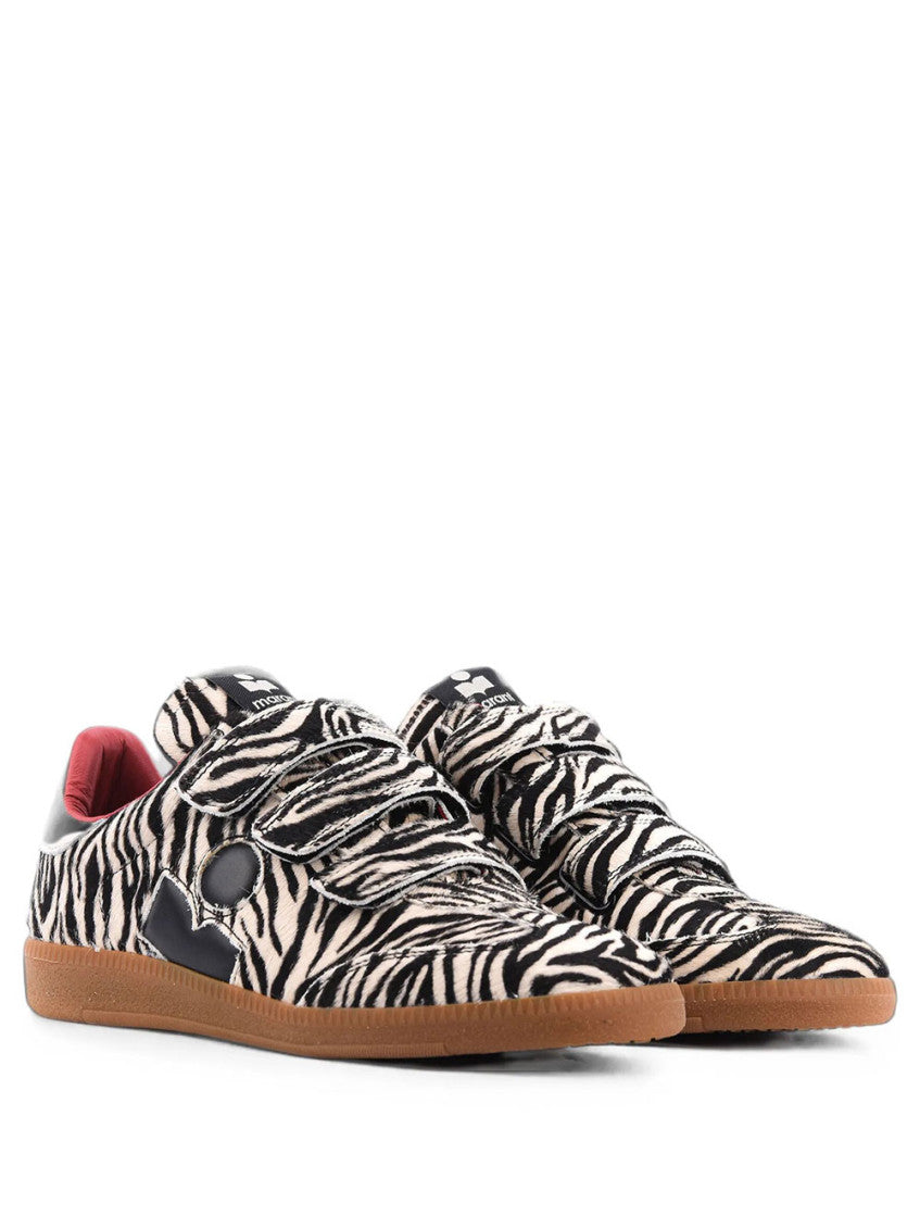 Black Printed Beth Sneakers 2