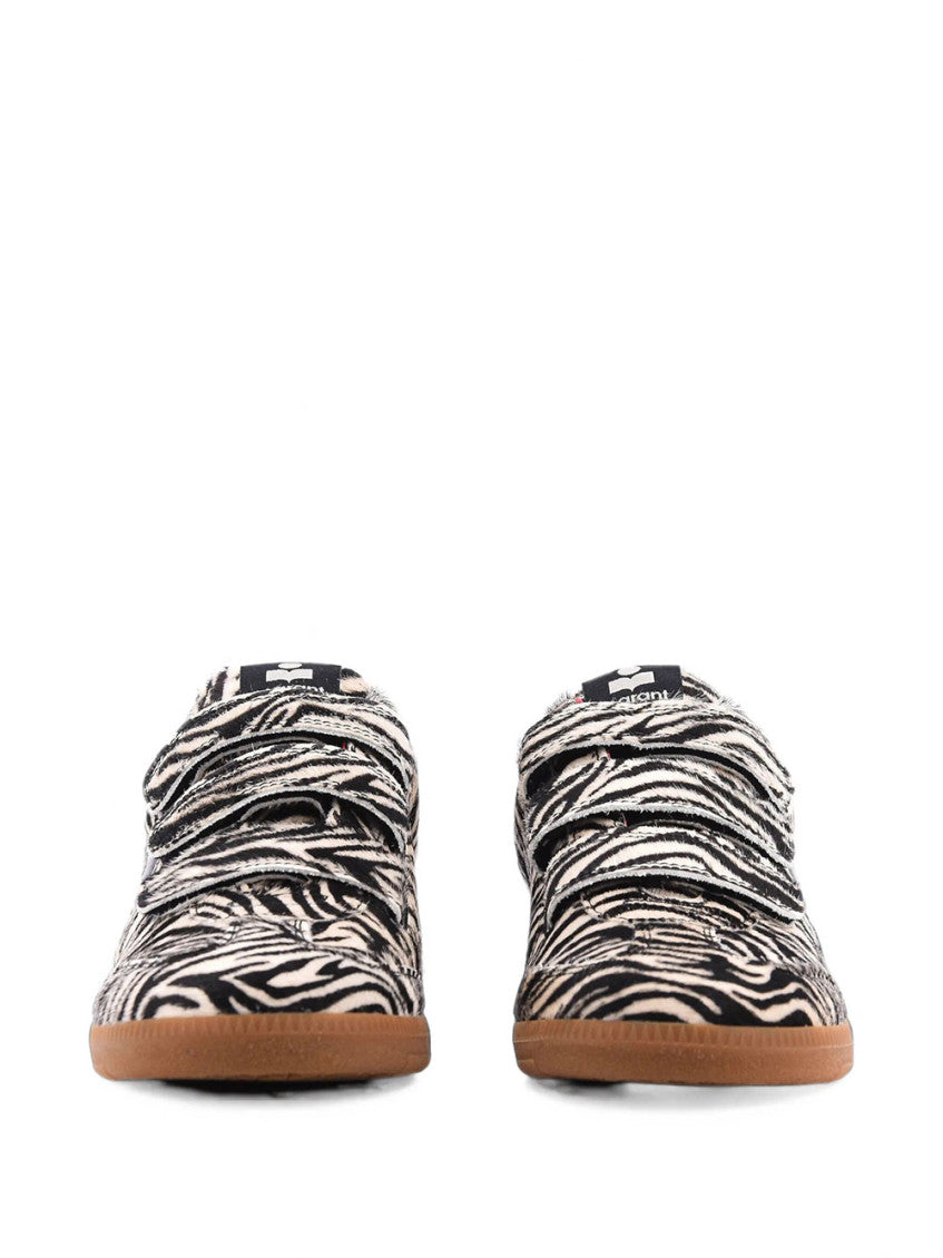Black Printed Beth Sneakers 3