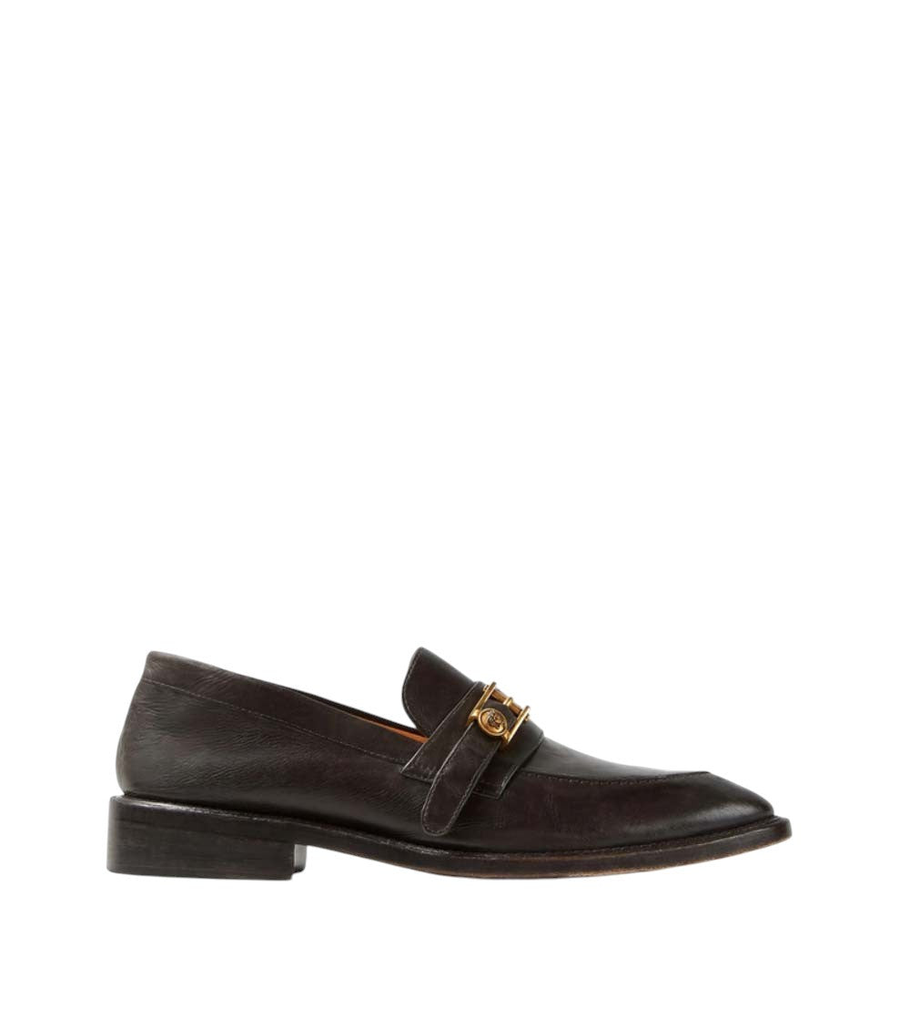 Brown Leather Primo Loafers 1