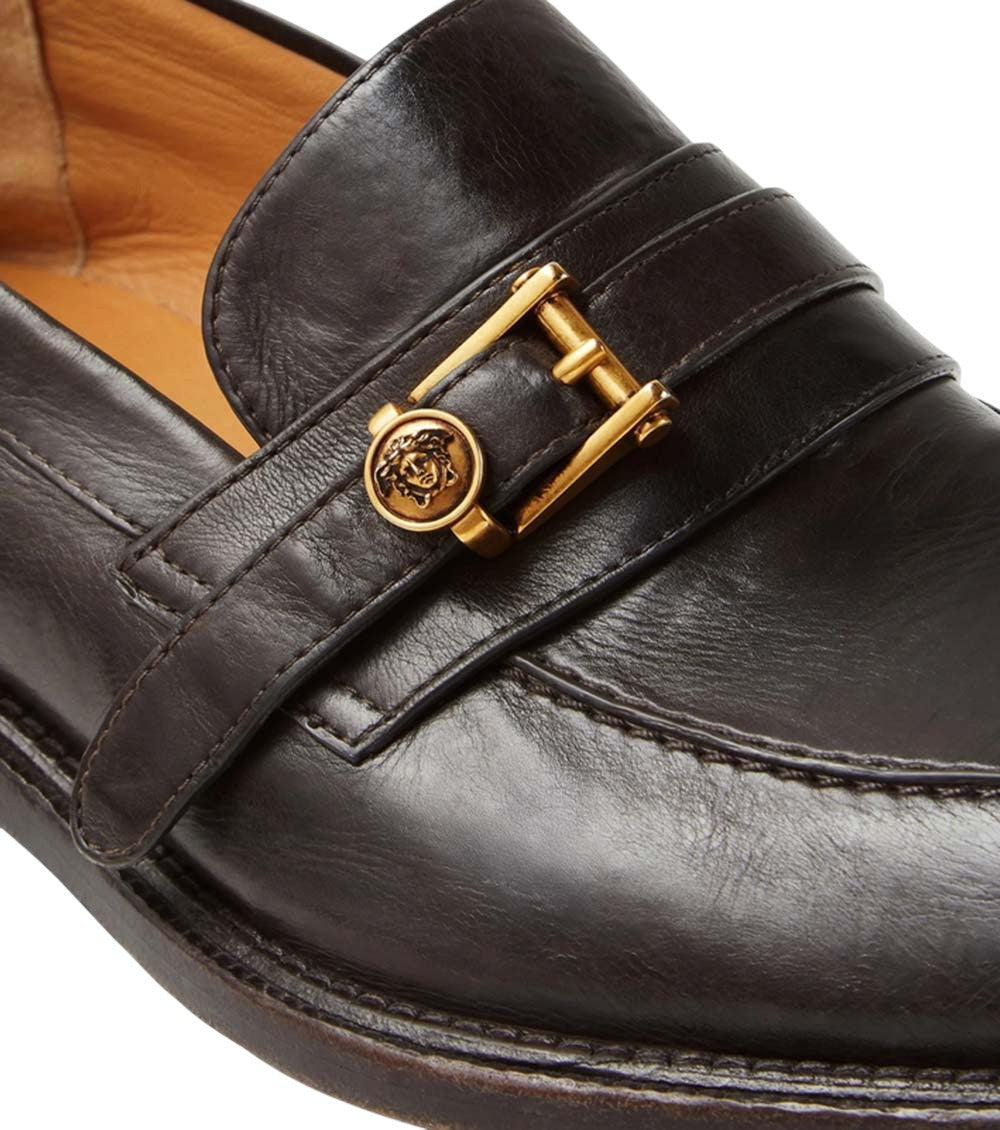 Brown Leather Primo Loafers 4