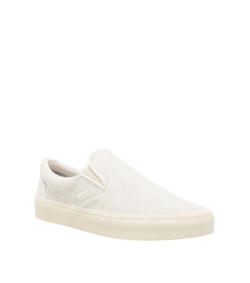 White Slip-On Sneakers 2