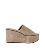 Brown Suede Wedges 1