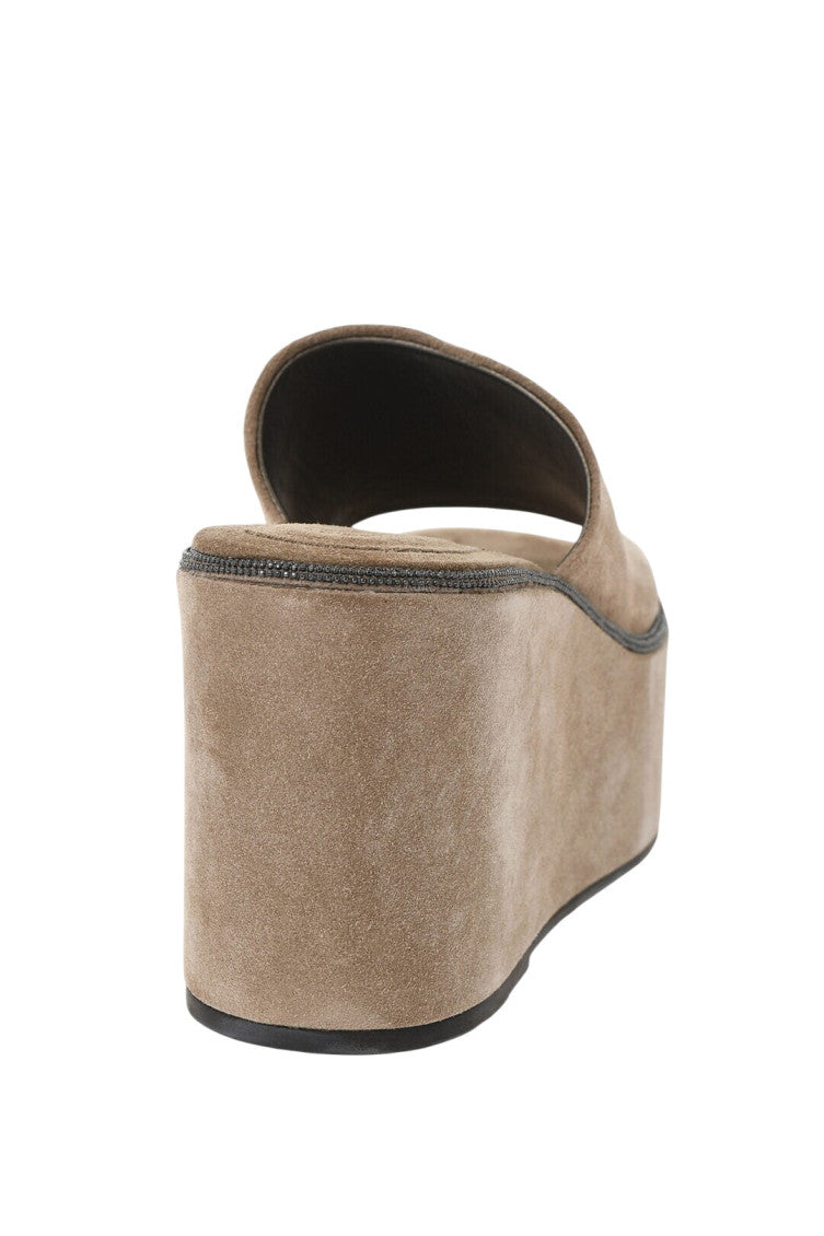 Brown Suede Wedges 3