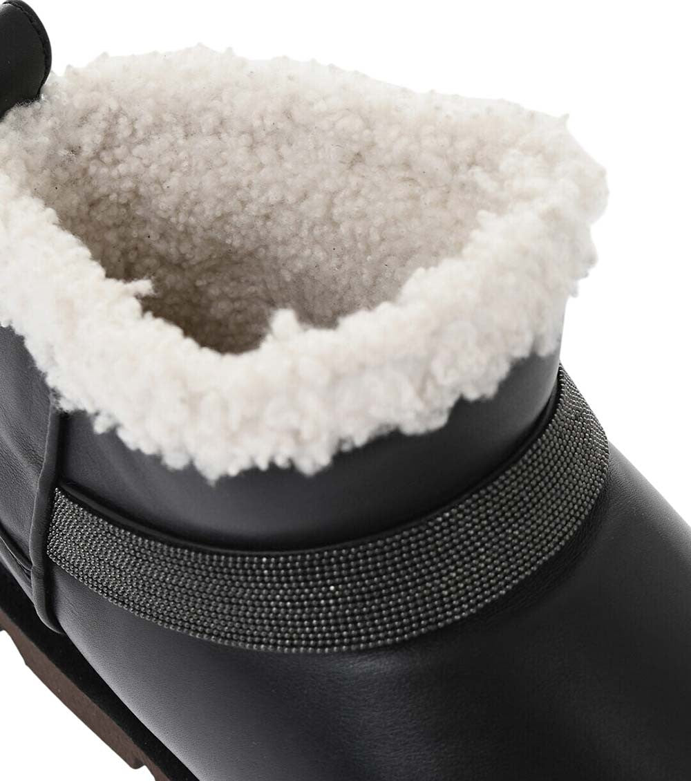 Black Slip-on Boots 4