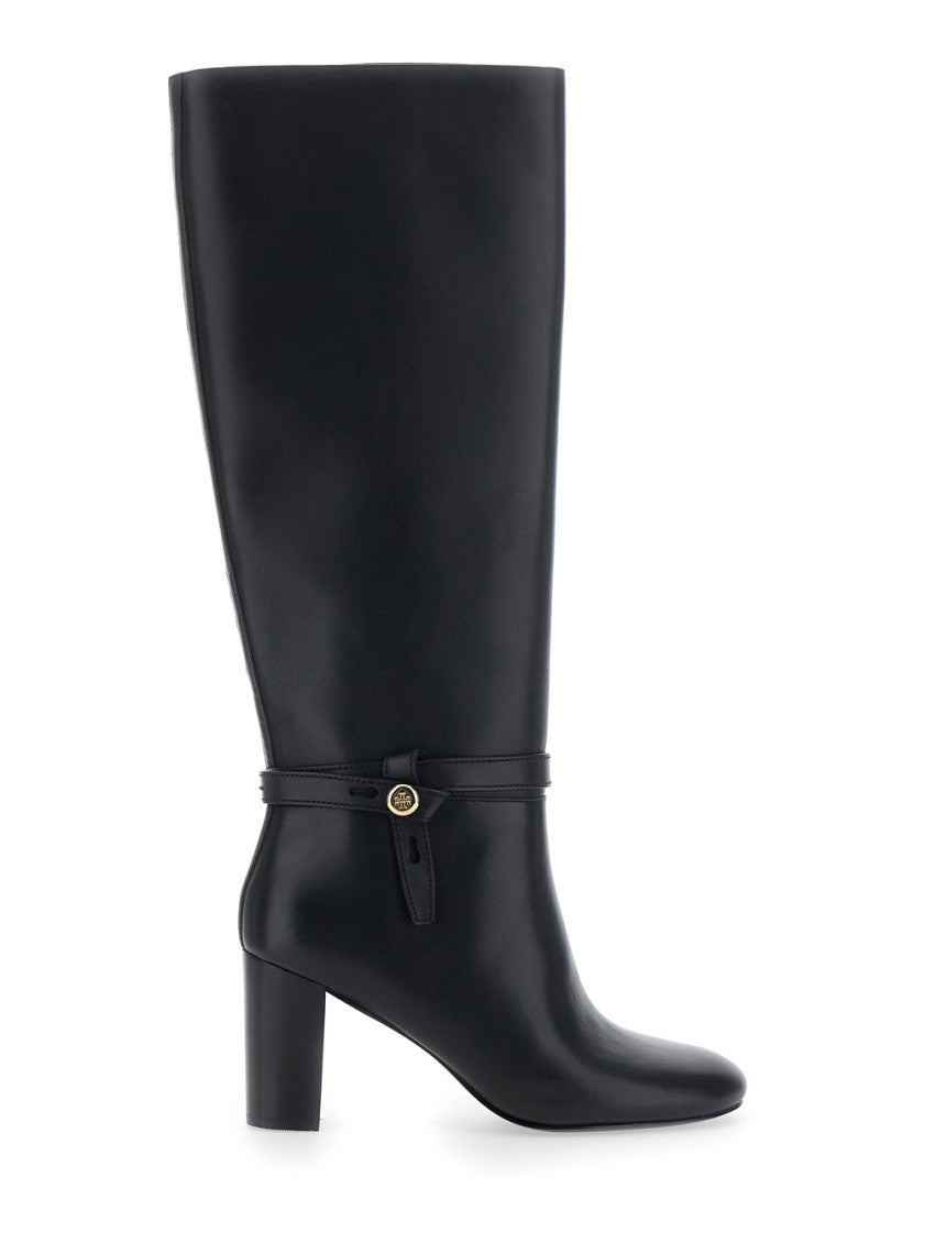 Black Romy Leather-70 Boots 1