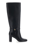 Black Romy Leather-70 Boots 1