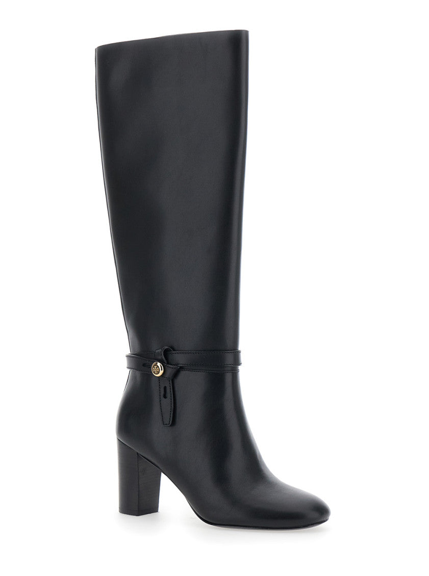 Black Romy Leather-70 Boots 2