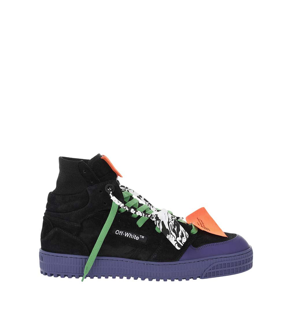 Blue Logo High-Top Sneakers 1