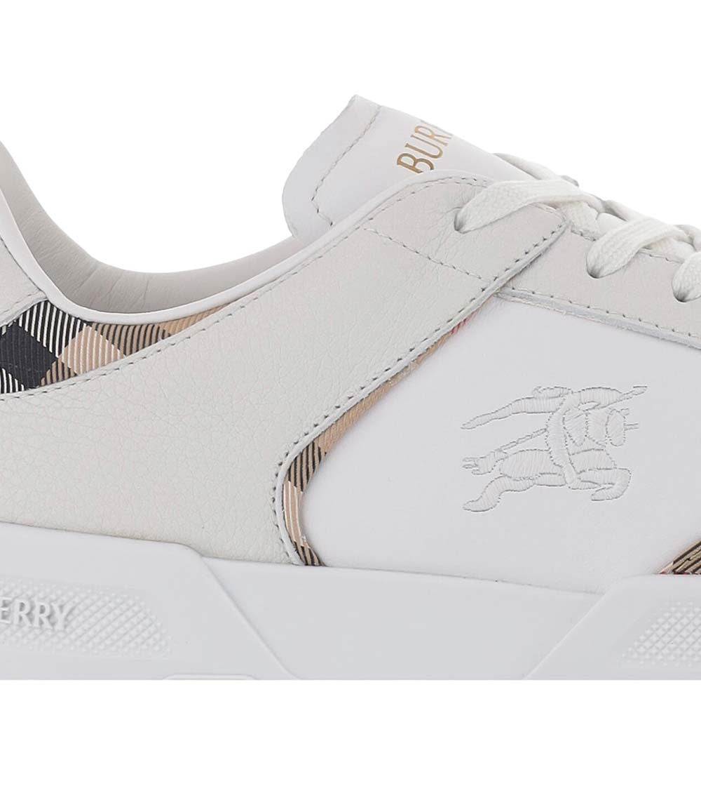 White Lace-up Sneakers 4