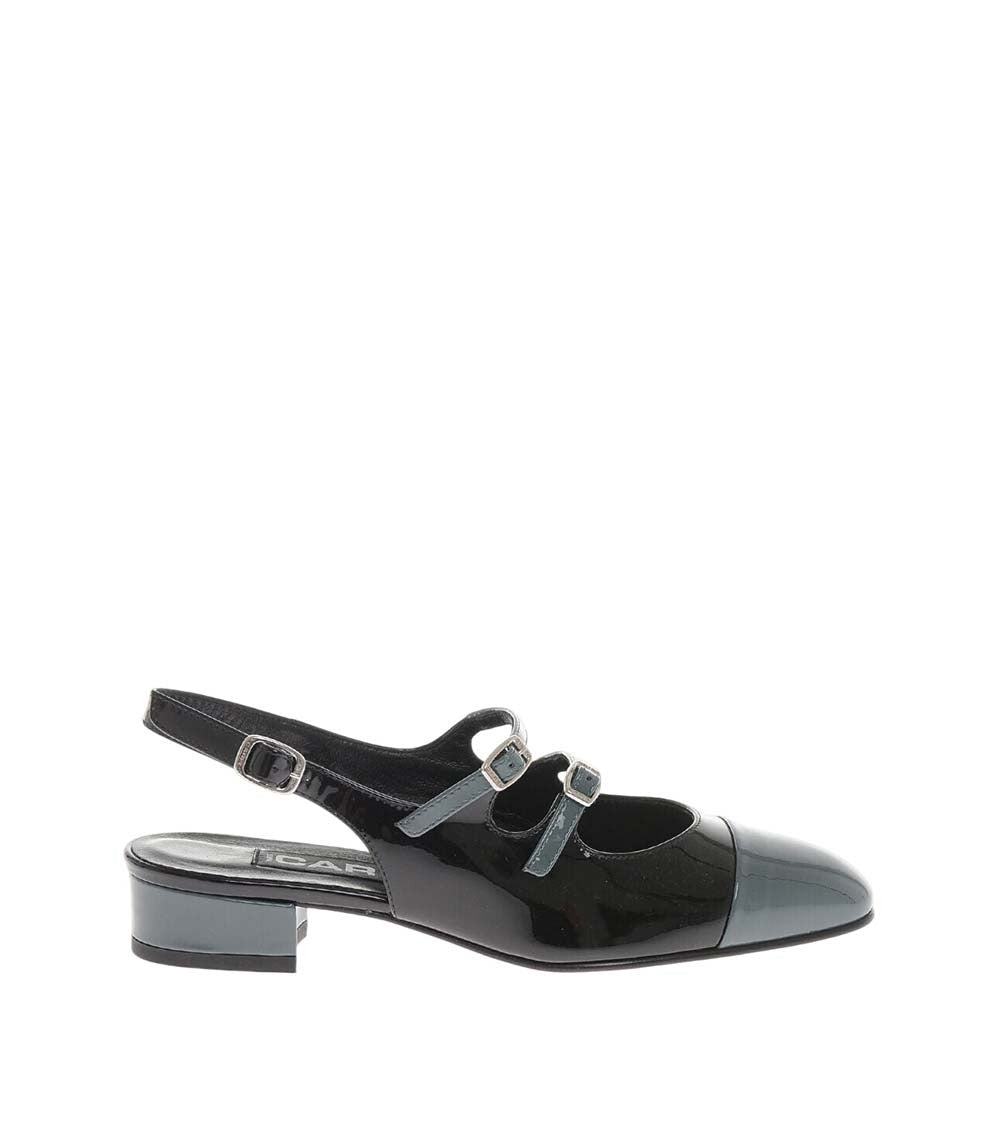 Black Leather Pumps 1