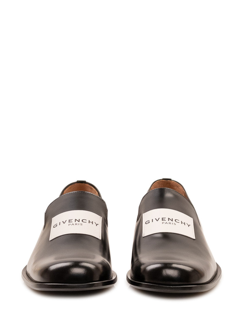 Black Logo Tux Loafers 2