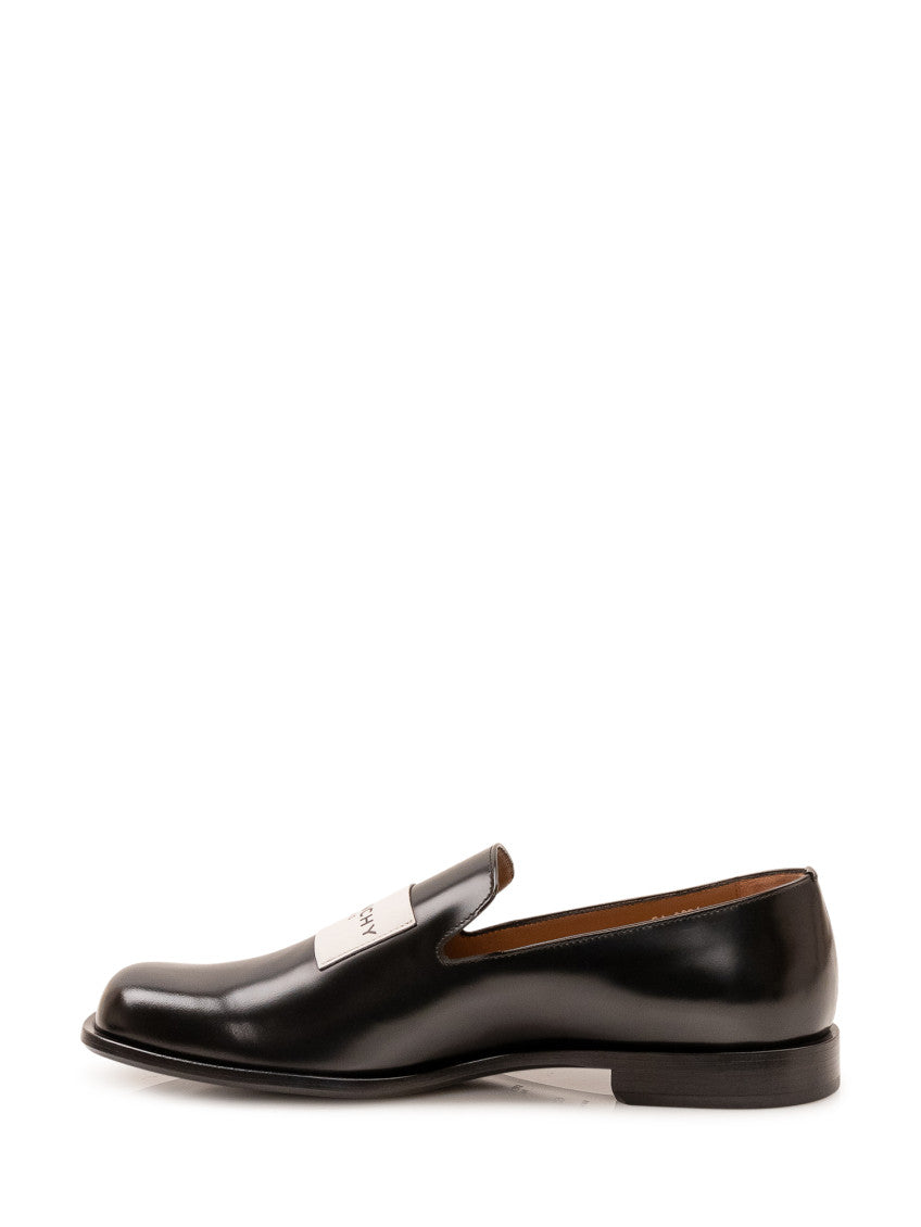 Black Logo Tux Loafers 4