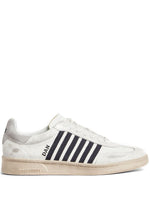 White Low Top Sneakers 1