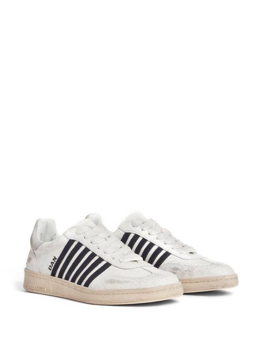 White Low Top Sneakers 2