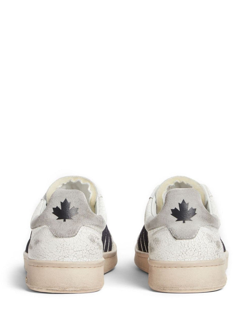 White Low Top Sneakers 3
