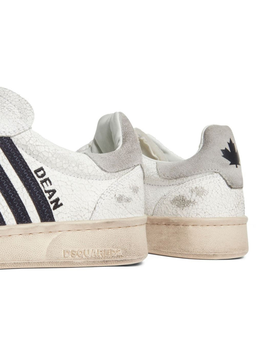 White Low Top Sneakers 4