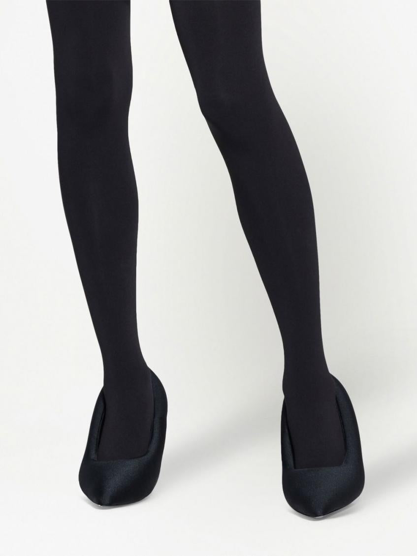 Black Slip On Pumps 3