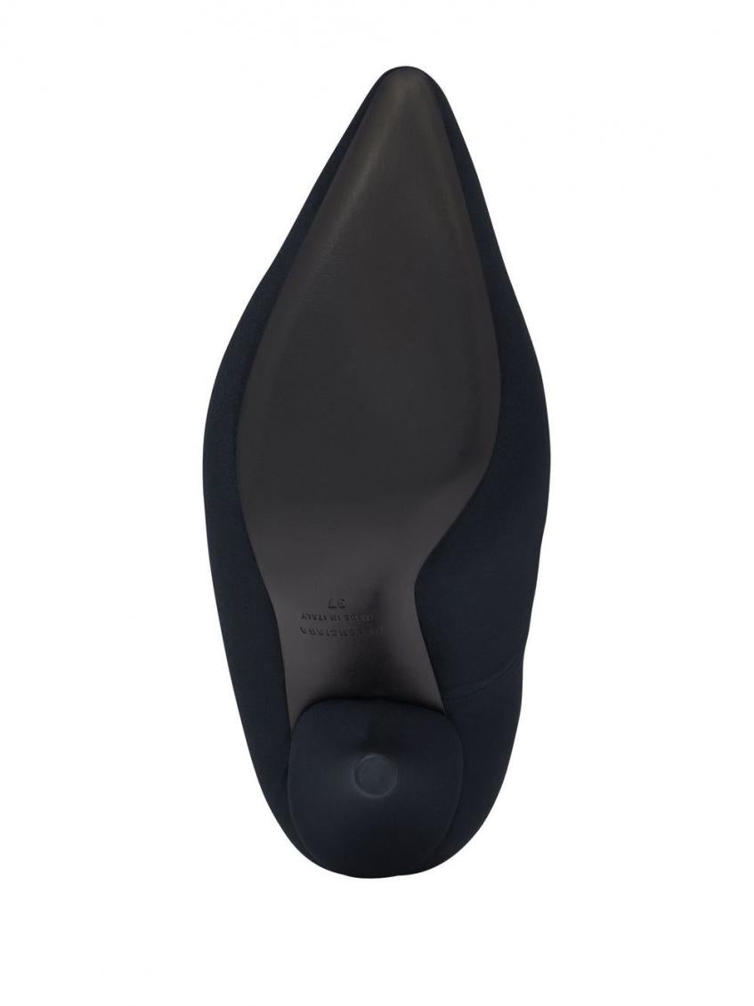 Black Slip On Pumps 5