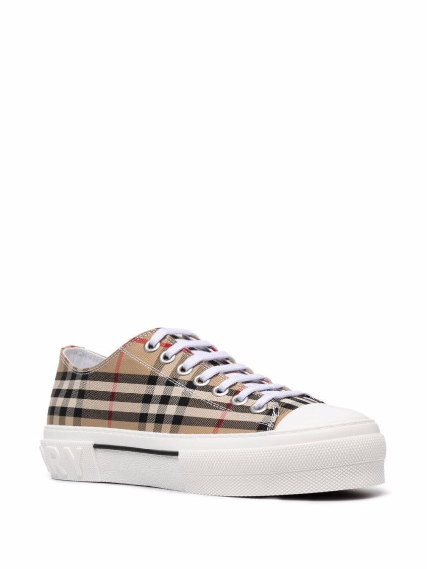 Brown Check Sneakers 2