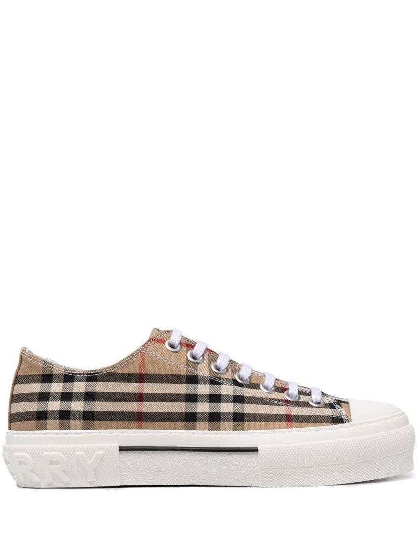 Brown Check Sneakers 6