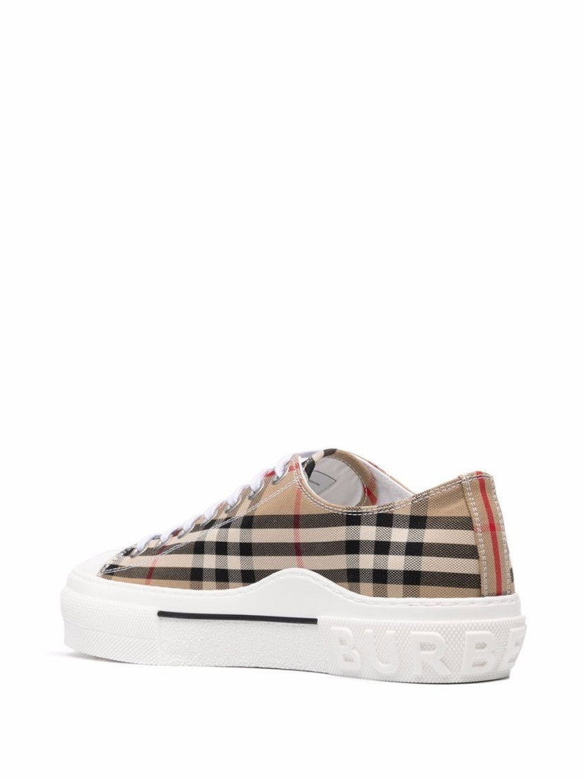 Brown Check Sneakers 7