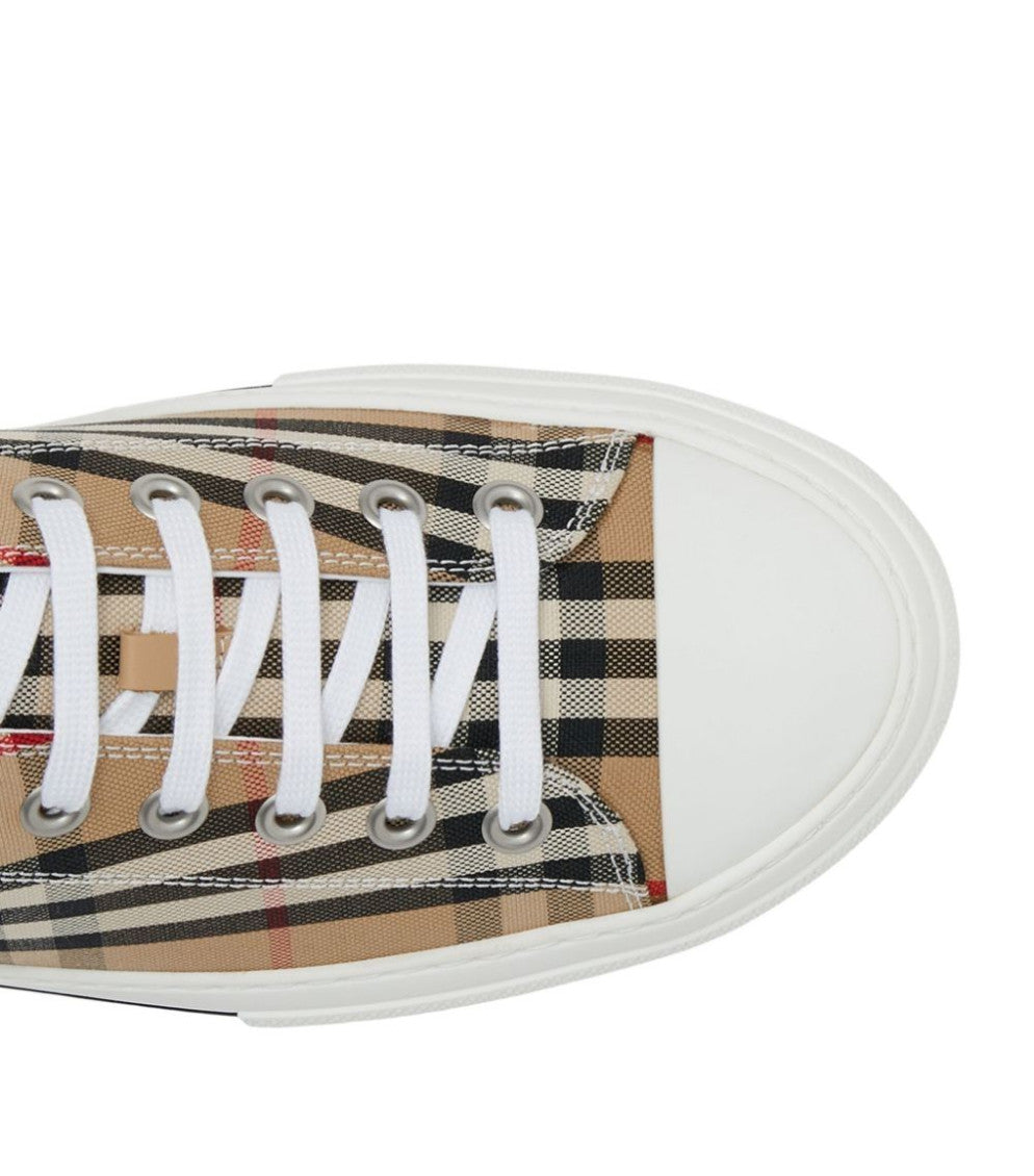 Brown Check Sneakers 8