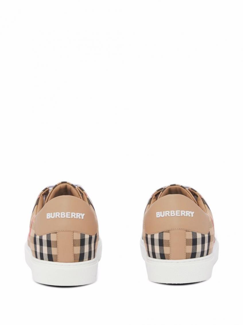 Beige Lace Up Sneakers 4