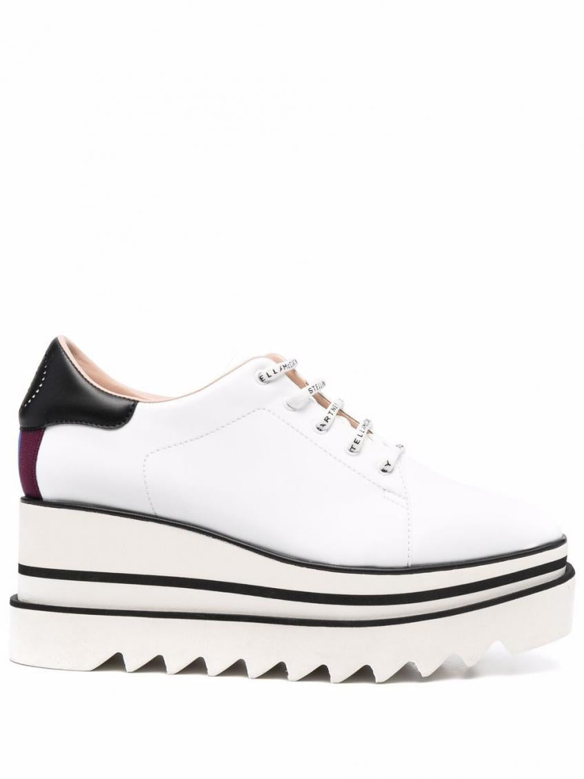White Platform Sneakers 1