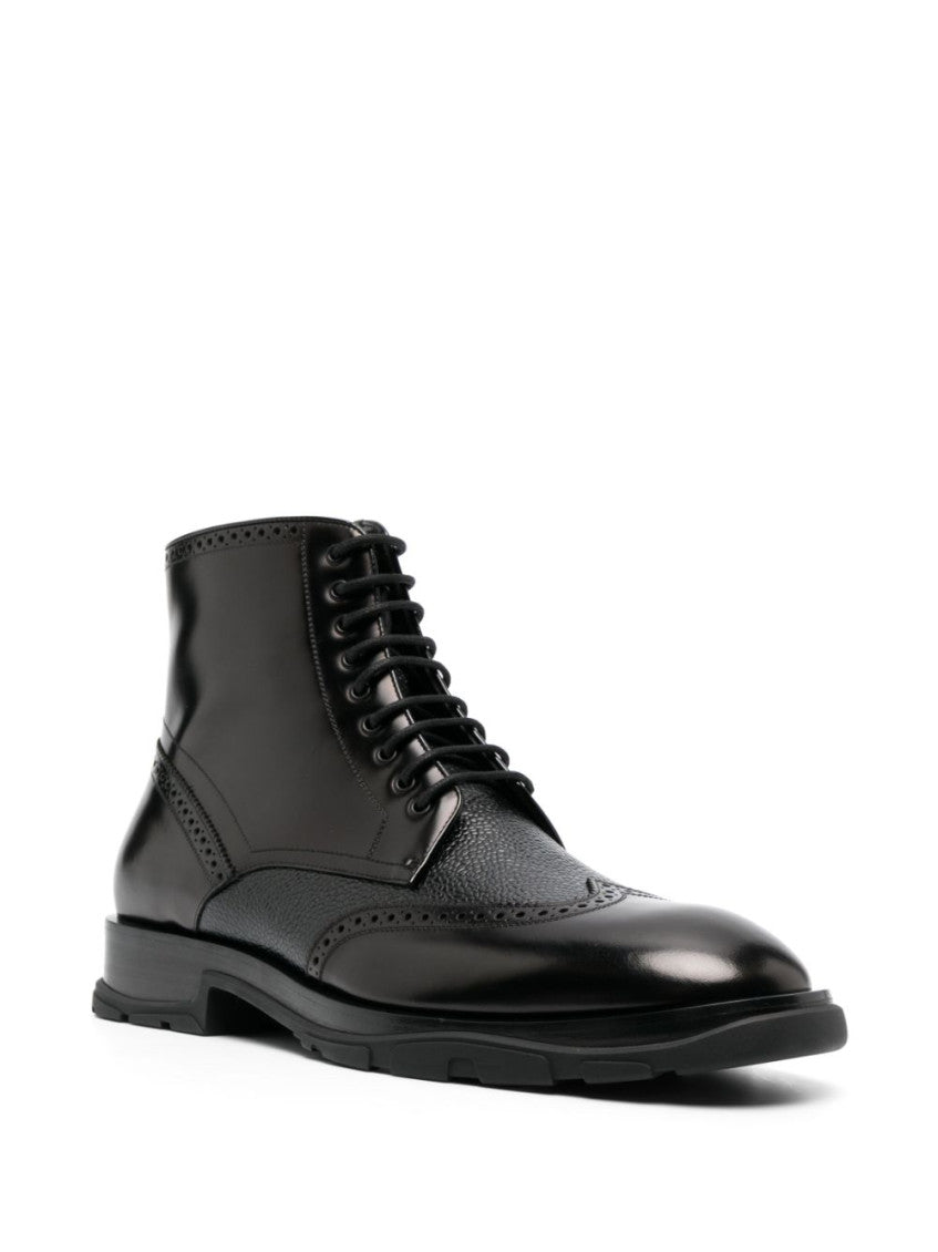 Black Leather Ankle Boots 3