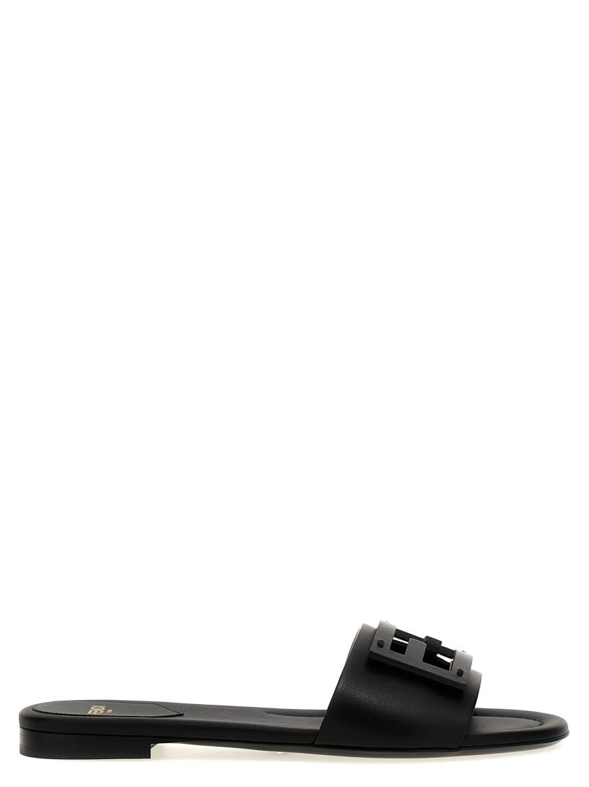 Black Baguette Sandals 1
