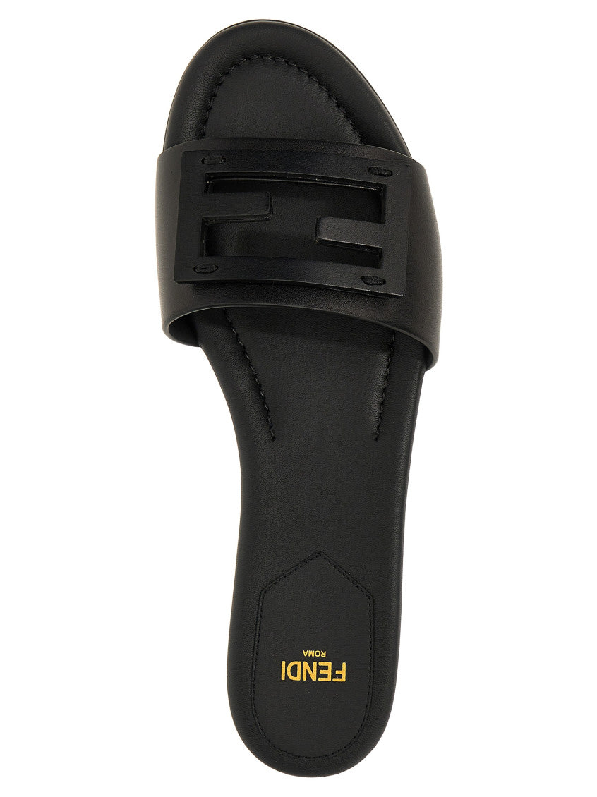 Black Baguette Sandals 4