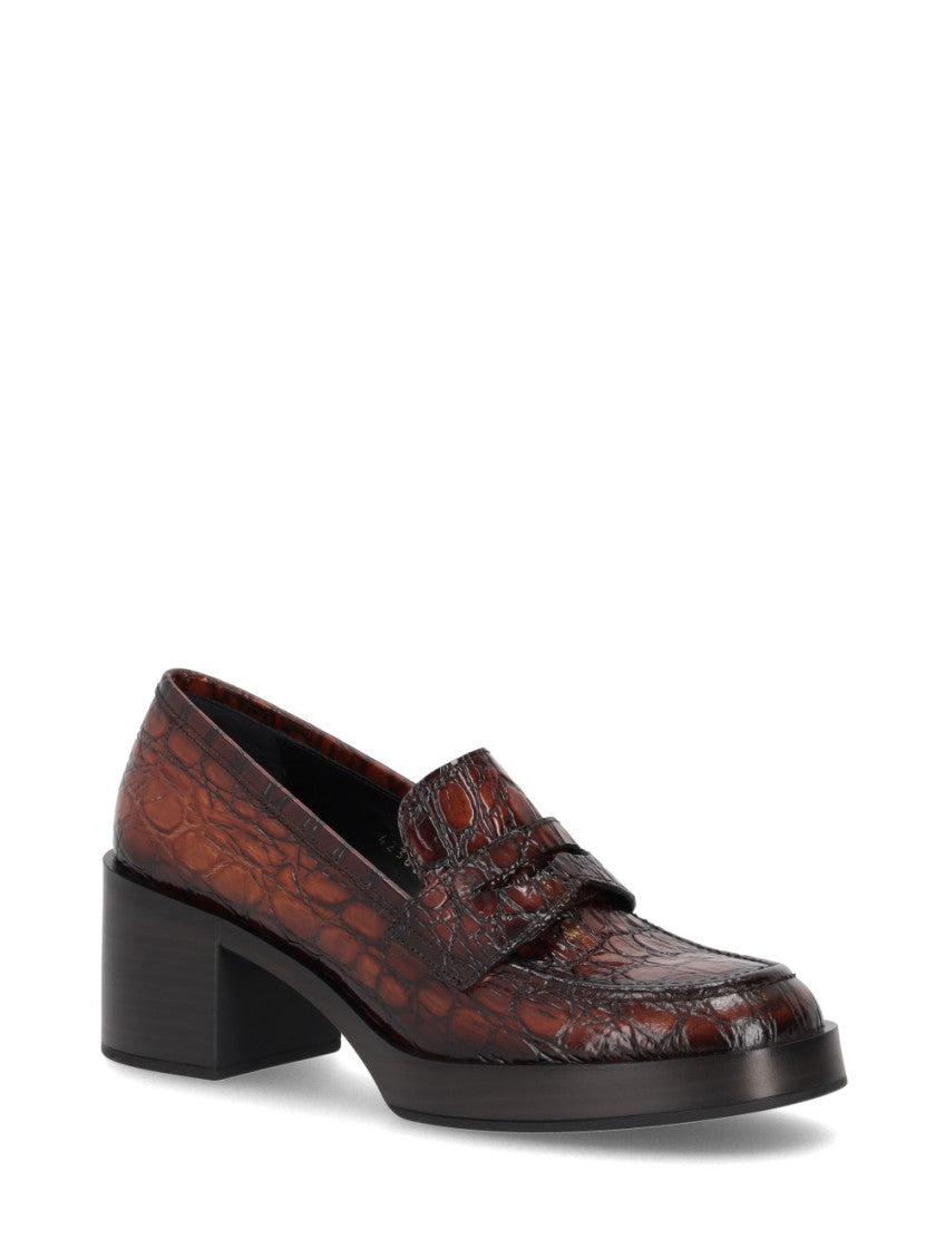 Dark Brown Leather Loafers 2