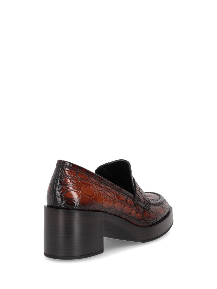 Dark Brown Leather Loafers 3
