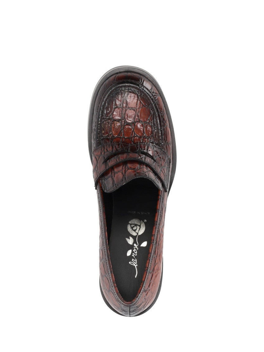 Dark Brown Leather Loafers 4