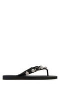 Black Slip On Slippers 1