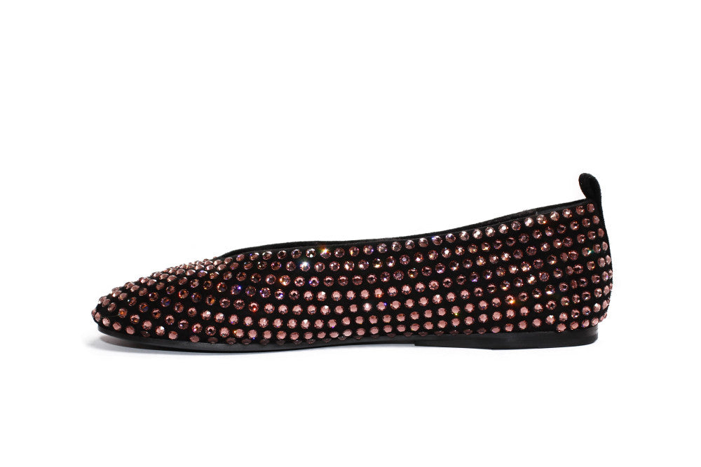 Pink Crystal Ballet Flats 3
