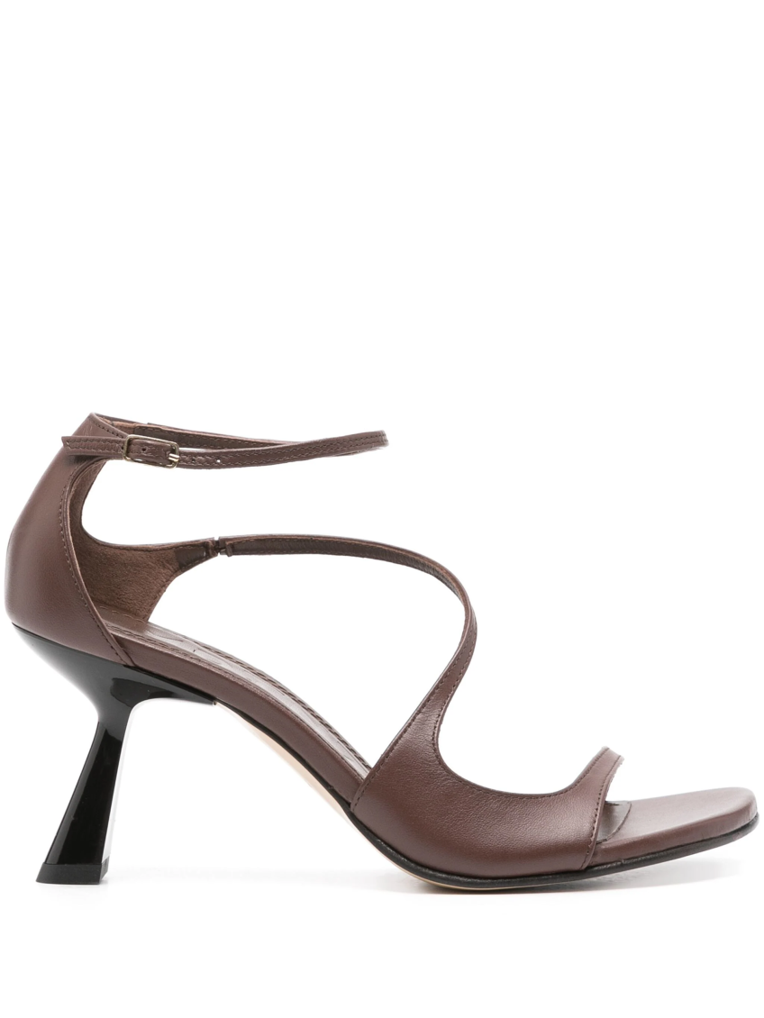 Dark Brown Leather Heels 1