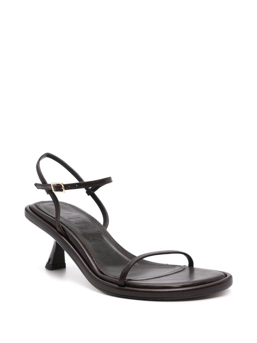 Dark Brown Leather Heels 2