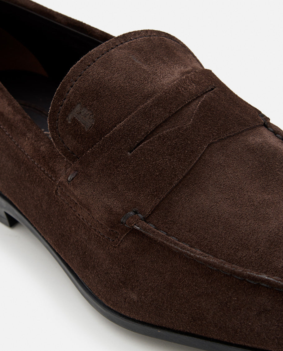 Brown Suede Loafers 4