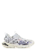 White Lace Up Sneakers 1