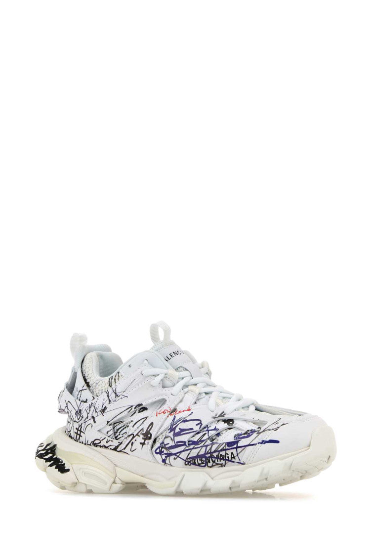 White Lace Up Sneakers 2