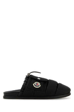 Black Slip On Slides 1