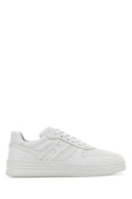 White Lace Up Sneakers 1